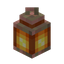 Orange Exposed Copper Lantern