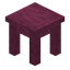 Stripped Crimson Table