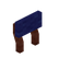 Blue Redwood Raised Seat Back