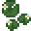Dark Flowering Lily Pad
