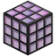 Square Magenta Stained Glass
