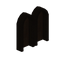 Double Gothic Arch Upper Dark Oak