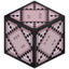 Large Diamond Pink Stained Glass