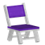 Purple Folding Chair