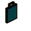 Cyan Blackwood Tall Seat Back