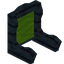 Lime Ancient Fancy Seat Back