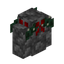 Cobblestone Wall with Lit Garland (White Lights)