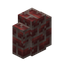 Cracked Scarlet Brick Wall