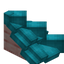 Light Blue Longer Roof (Cherry)