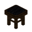 Black Dark Oak Seat