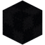 Patched Black Wool