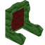 Red Green Bioshroom Fancy Seat Back