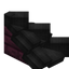 Black Longer Roof (Crimson)