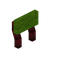 Lime Demonic Raised Seat Back