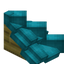 Light Blue Longer Roof (Bamboo)