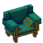 Cyan Armchair