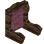 Pink Fir Fancy Seat Back