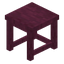 Stripped Crimson Desk