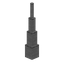 Square Gothic Finiel Top Stone