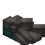 Gray Longer Roof Slab (Warped)