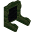 Black Florus Fancy Seat Back