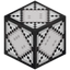 Large Diamond White Stained Glass