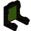 Lime Blackwood Fancy Seat Back