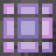 Raster Purple Stained Glass Pane