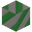Green Candy Cane Block