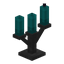 Cyan Candelabra