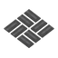 Andesite Basket Weave Paving