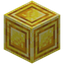 Smoothed Double Inlayed Raw Gold Block