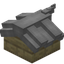 Light Gray Longer Top Roof Block (Birch)