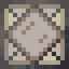 Large Diamond Brown Stained Glass Pane