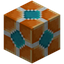 Decorated Orange Glazed Terracotta