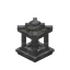 Pagoda Lantern (Light Gray Candle)