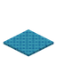 Cross Haired Light Blue Carpet