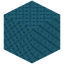 Cross Haired Light Blue Wool