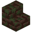 Mossy Dacite Brick Stairs