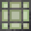 Raster Green Stained Glass Pane