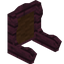 Brown Crimson Fancy Seat Back