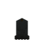 Large Gray Candle
