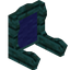 Blue Warped Fancy Seat Back