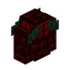 Red Nether Brick Wall with Garland