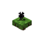 Floating Black Flower