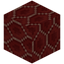 Hexagonical Red Glazed Terracotta