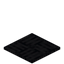 Tripped Black Carpet
