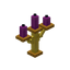 Magenta Golden Candelabra