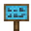 Light Blue Canvas Sign
