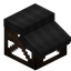 Black Flat Roof Block (Framed)